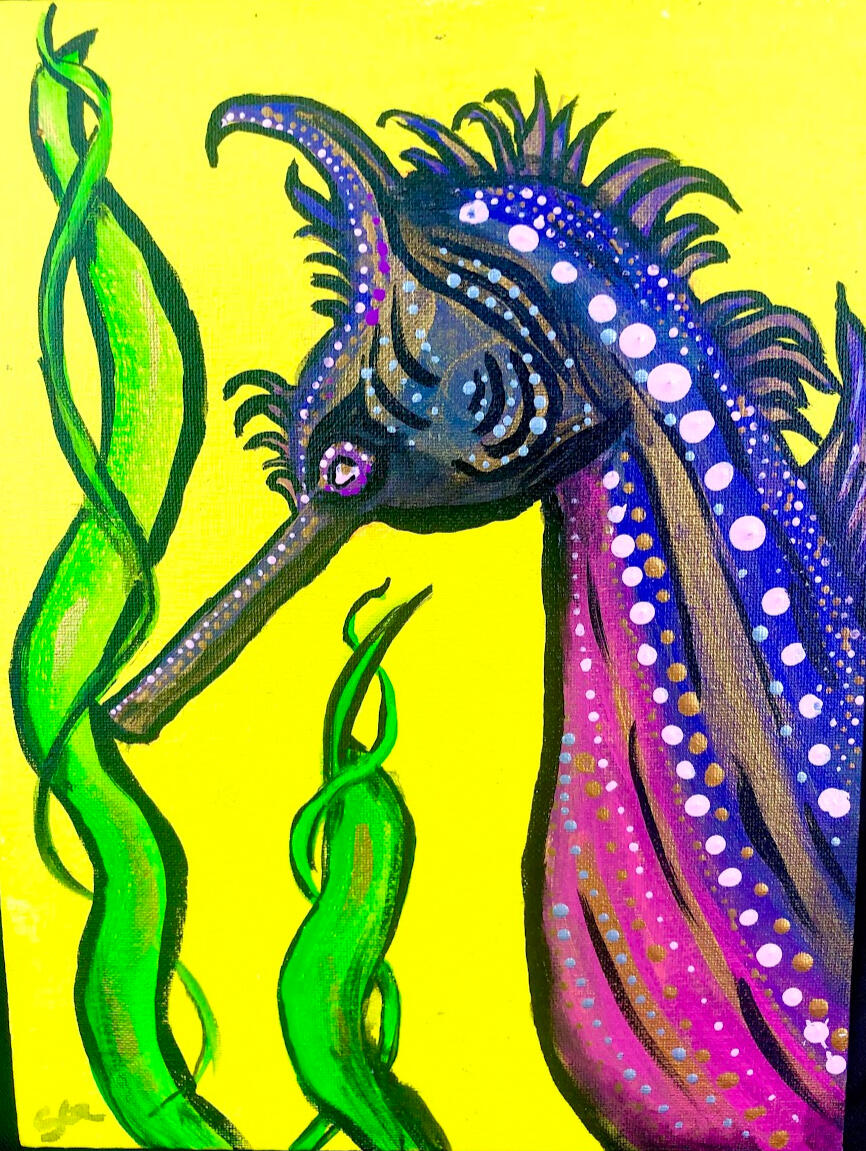 $150 no frame 9"w x 12"h