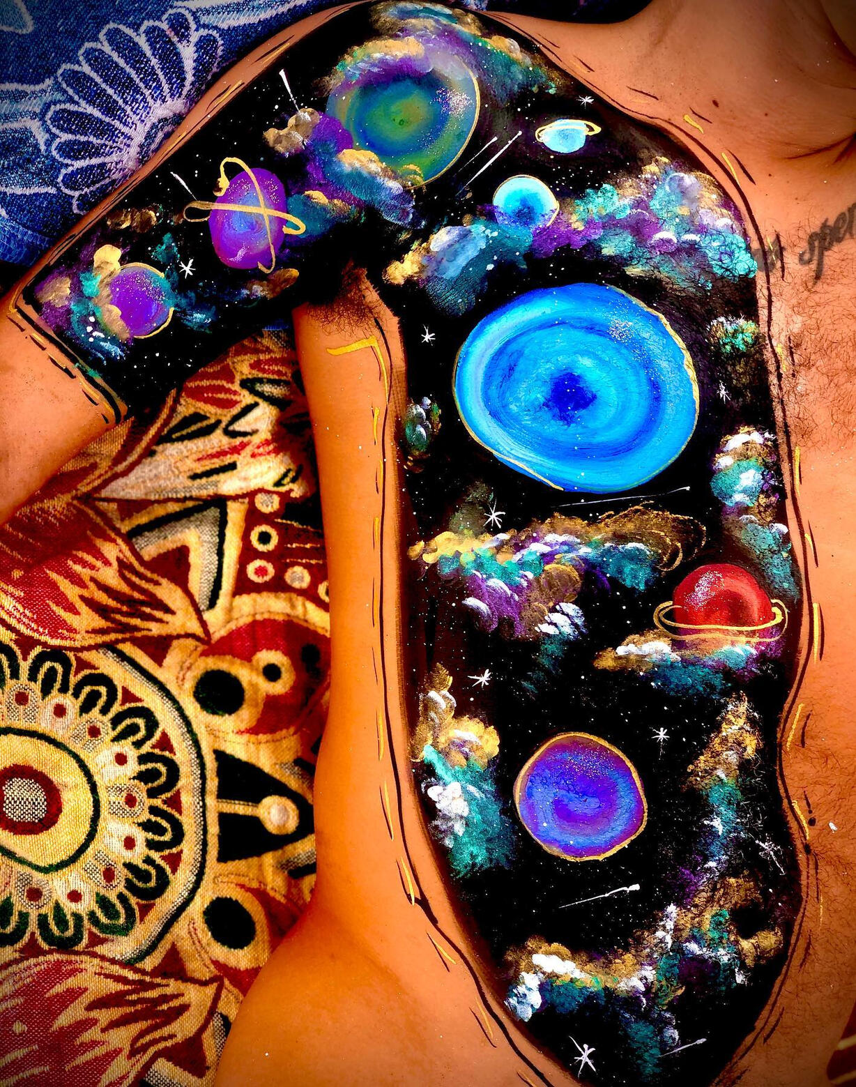 You become a living, breathing piece of art.